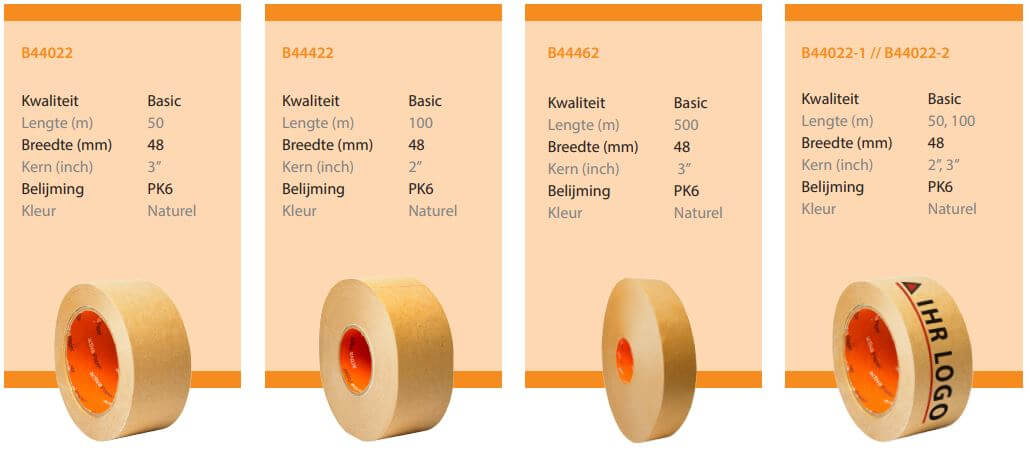 Verschillende soorten papieren tape Activa Tec | Paper Planet